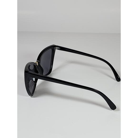 FGX by Foster Grant Black Full Cat Eye Frame Sun Reader Sunglasses 52185FGX001 - Picture 4 of 11